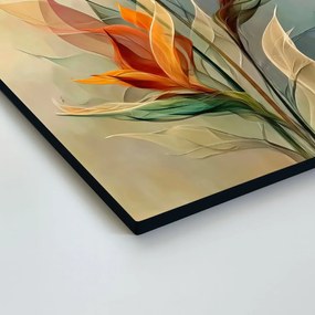 DUBLEZ | Fából készült kép - Absztrakt virágok