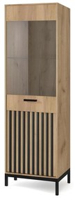 Vitrin Lamello W1 (craft tölgy + fekete). 1092418