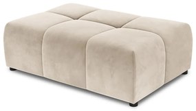 Bézs bársony kanapé modul Rome Velvet - Cosmopolitan Design
