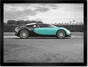 Poszterek keretben 40x30 Bugatti Sportautó