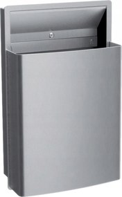 Merida Roval Üreges Hulladékgyűjtő Kosár, 42,6 L, Matt Acél, 20458