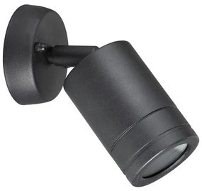 Kültéri fali lámpa OLIMP 2 1xGU10/8W/230V IP44 fekete