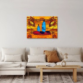Kép - Ősi festészet (70x50 cm)
