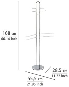 WENKO 15581100 - PALERMO álló törölközőtartó 55,5x168 cm fényes króm