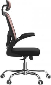 Forgó irodai szék, Dory, szövet, rózsaszín