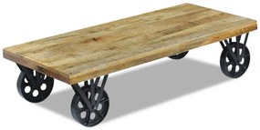 120x60x30 cm Tömör mangófa dohányzóasztal