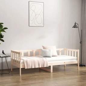 tömör fenyőfa kanapéágy matrac nélkül 90 x 190 cm