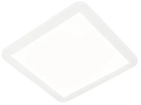 Mennyezeti lámpa fehér 30 cm LED-del, 3 fokozatú fényerő-szabályozóval IP44 - Steve