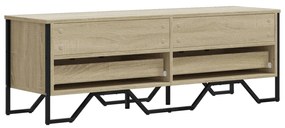 sonoma tölgy színű szerelt fa TV-szekrény 122 x 34 x 41 cm