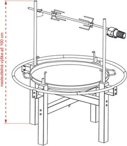 Avenberg KENTUCKY Multifunkciós tűzrakóhely + grill elektromos tűvel