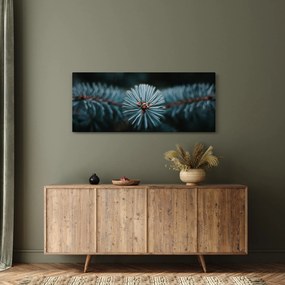 Egy tűlevelű fa gallyának képe (120x50 cm)