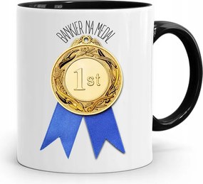 Bankárnak Fekete Bögre Születésnapi Ajándék fényképes nyomtatással