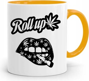 Dohányosoknak 420 Cbd Bögre Sárga Ajándék fényképes nyomtatással