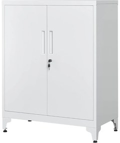 Irattartó szekrény, zárható multifunkciós tárolószekrény,matt szürke