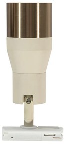 Modern bézs spot aranyozással 1 fázisú sínrendszerhez GU10 50mm - Iconic Kohua