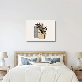 Kép - Absztrakció trópusi levelekkel N⁰3 (70x50 cm)