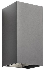 Redo90553-LED Kültéri fali lámpa VARY 2xLED/10W/230V 3000K IP54 antracit