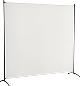 Outsunny egypaneles kültéri paraván, UV30+ vízlepergető, stabil talapzat, bézs (180 x 50 x 180 cm) | Aosom