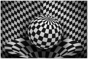 Poszterek 120x80 Absztrakt fekete-fehér