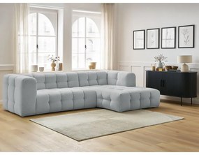 Világosszürke sarokkanapé (jobb oldali) Cloud – Bobochic Paris
