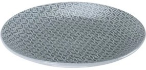 Sea kerámia lapos tányér, 27 cm, szürke