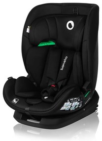 Lionelo - Forgatható autósülés alappal LAVENDER i-Size 76-150 cm Black Carbon