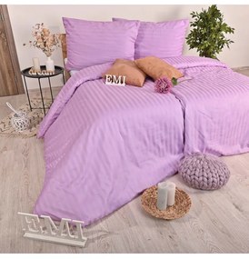 EMI lila damaszt ágyneműhuzat, A standard egyszemélyes ágy szett tartalma: 1x 140x200 + 1x 70x90