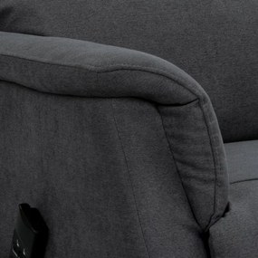 Elektromos Fekvőfotel, Szürke Szövet. TV-1171 GREY2