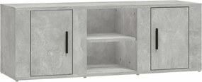 vidaXL betonszürke szerelt fa TV-szekrény 100 x 31,5 x 35 cm