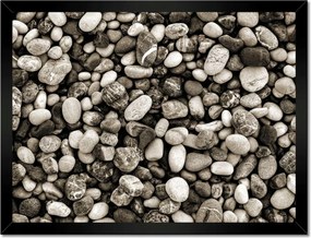 Poszterek keretben 40x30 Tengeri kavicsok