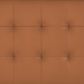 Konyakbarna bőrutánzat kinyitható kanapé 191 cm Maine – Støraa