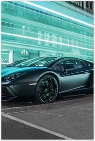 Poszterek 60x90 Szuper autó Türkiz