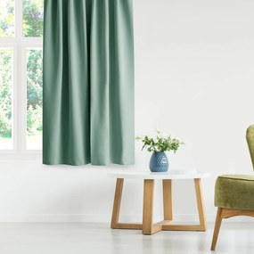 Világoszöld sötétítő függöny 140x175 cm Eyelets – Restilo
