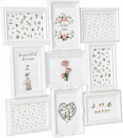 Képkeret 9 Képhez Romance Fotók Multikeret Fehér
