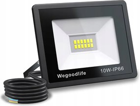 Wegoodlife Kültéri Led reflektor 10W, IP66 vízálló, 3000K