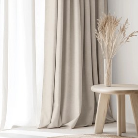 Goldea marbella díszfüggöny - latte 180x135 cm