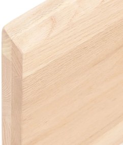 kezeletlen tömör fa fürdőszobai pult 40x50x(2-4) cm