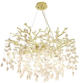 Zuma Line MD4115-1-EGN - Csillár zsinóron CINDY 10xG9/3,5W/230V arany