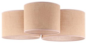 Duolla - Mennyezeti lámpa ROLLER TRIO 3xE27/60W/230V bézs