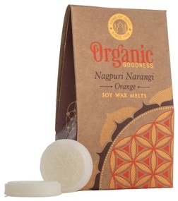 Organikus olvadó viasz Flower of Life érmékben, Nagpuri Narangi - Narancs