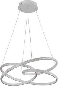 LED függesztett lámpa + távirányító 80 W – J4389/W
