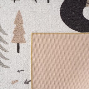 Krémszínű mosható gyerek szőnyeg 120x170 cm Coco 1135 – Ayyildiz Carpets