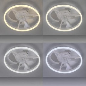 JUST LIGHT. 14624-16 - LED mennyezeti ventilátor világítással RITA LED/22W/230V + távirányító