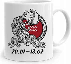 Csillagjegyek Csillagjegy Bögre Horoszkóp Vízöntő nyomtatott fényképpel