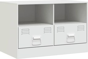 vidaXL fehér acél TV-szekrény 67 x 39 x 44 cm