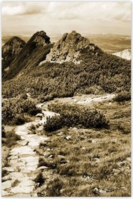 Poszterek 80x120 Tátra Lengyel hegyek Kilátás