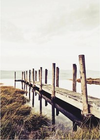 Fotótapéta Fa móló nyugodt vizekben természet 206x275 +ragasztó