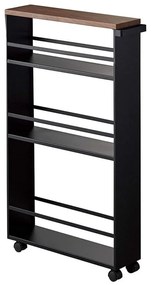 Fekete fém fürdőszobai polcos állvány 47,5x81 cm Tower – YAMAZAKI