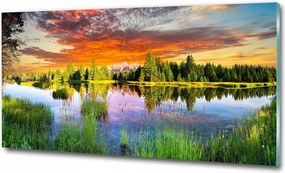 Fotó üvegkép Tengerparti dűnék 125x50