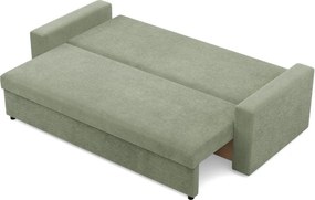 Zeus kanapéágy, kordbársony, hab töltet, egyenes kartámasz, zöld